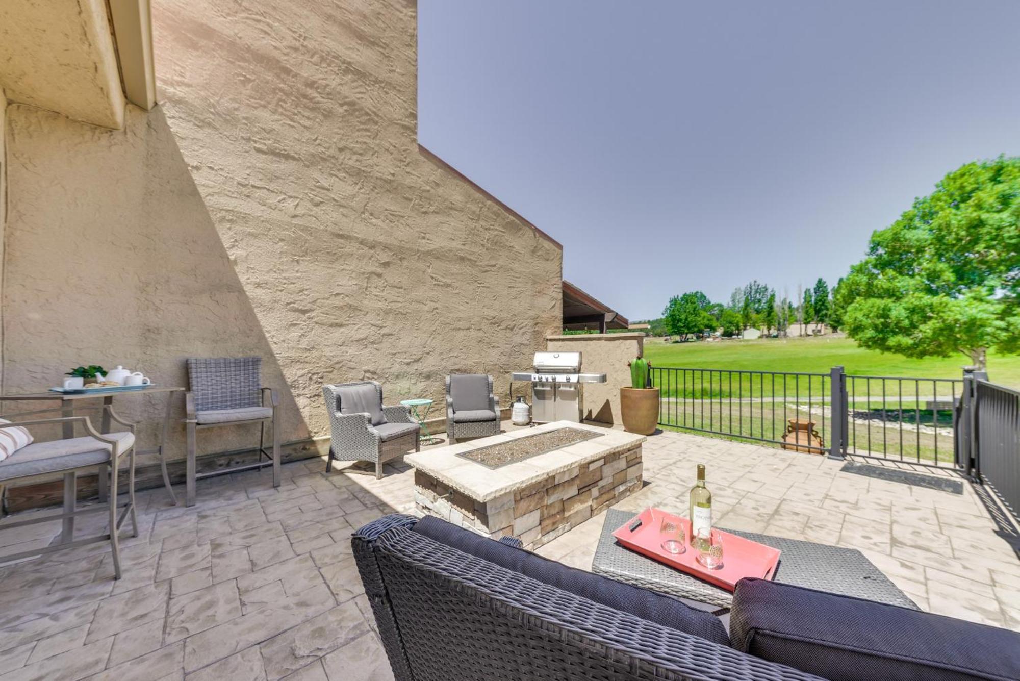 Ruidoso Golf Condo - Patio, Fire Pit And Mtn View! Екстериор снимка
